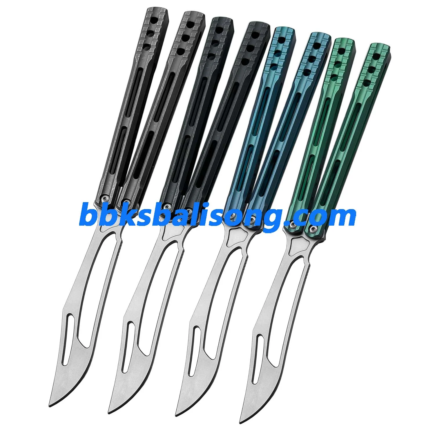 Theone Orca Balisong Clone Titanium Handle - Image 7