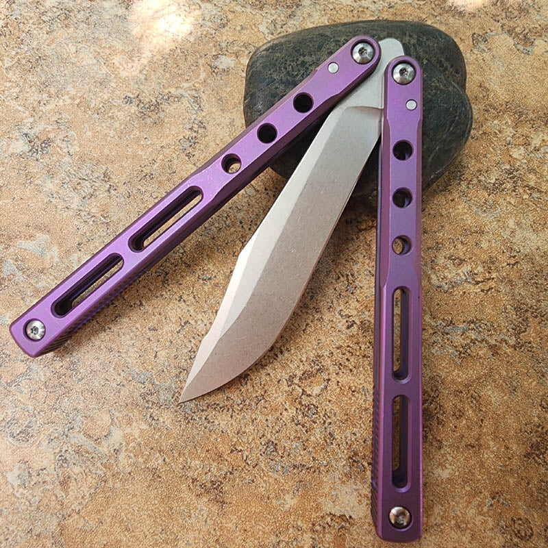 Theone Regime Balisong Clone Titanium Handle - Image 10