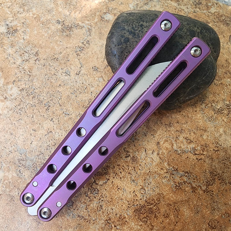 Theone Regime Balisong Clone Titanium Handle - Image 11