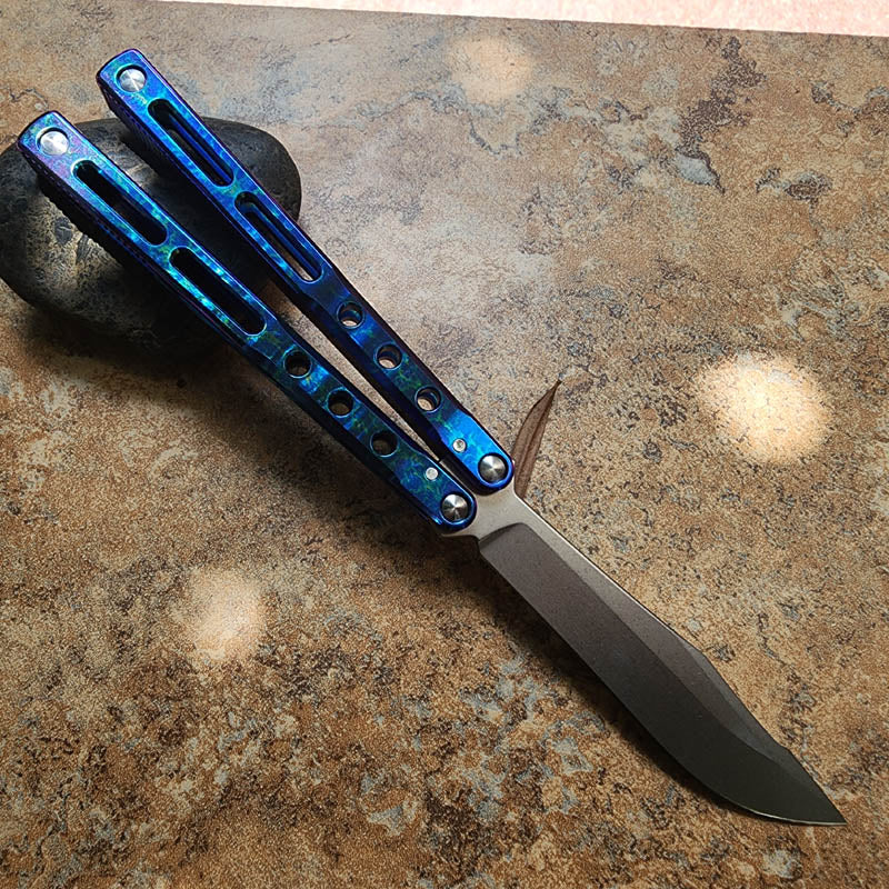 Theone Regime Balisong Clone Titanium Handle - Image 12