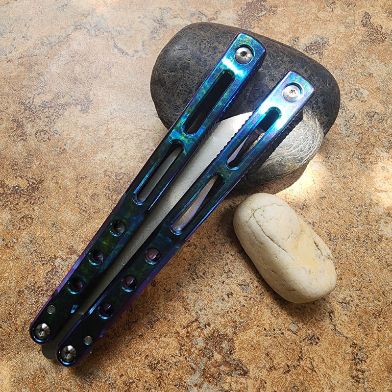 Theone Regime Balisong Clone Titanium Handle - Image 13