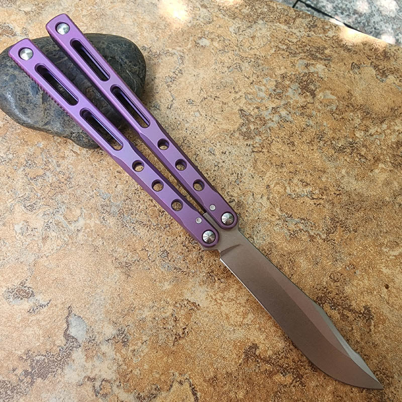 Theone Regime Balisong Clone Titanium Handle - Image 14