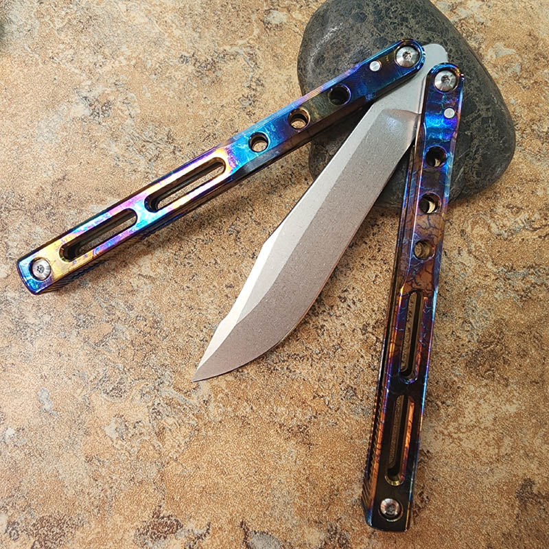Theone Regime Balisong Clone Titanium Handle - Image 17