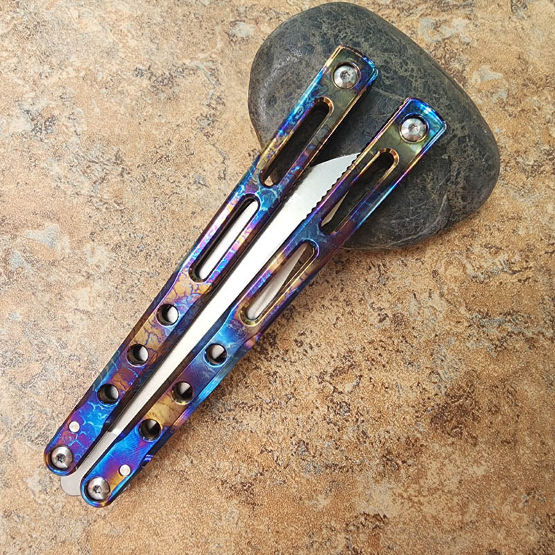 Theone Regime Balisong Clone Titanium Handle - Image 18