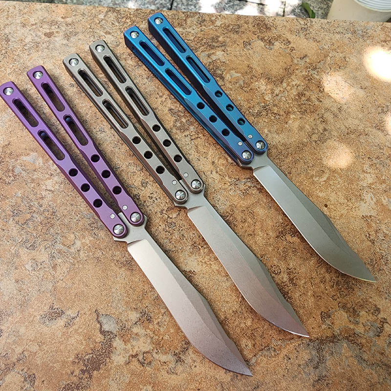 Theone Regime Balisong Clone Titanium Handle - Image 2