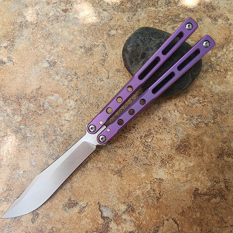 Theone Regime Balisong Clone Titanium Handle - Image 3