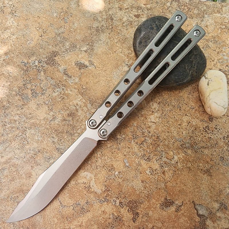 Theone Regime Balisong Clone Titanium Handle - Image 5