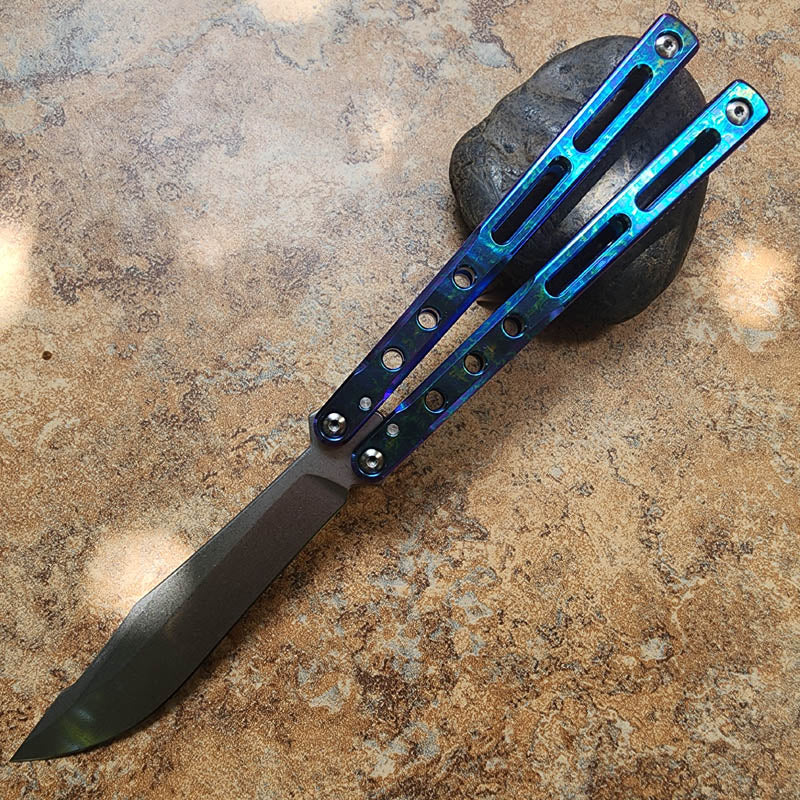 Theone Regime Balisong Clone Titanium Handle - Image 7