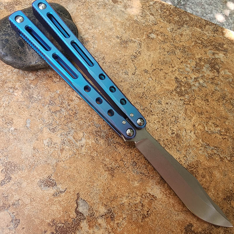 Theone Regime Balisong Clone Titanium Handle - Image 8