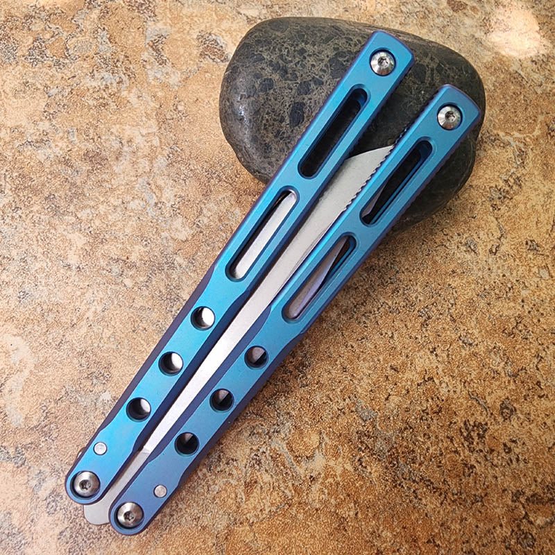 Theone Regime Balisong Clone Titanium Handle - Image 9