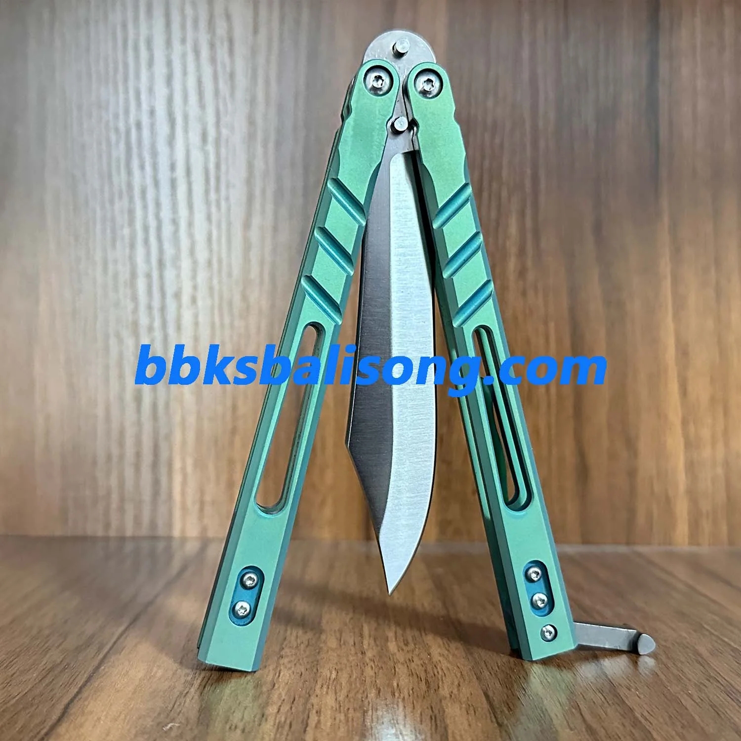 Theone Sandwich AB (Alpha Beast) Balisong Clone Titanium Handle - Image 13
