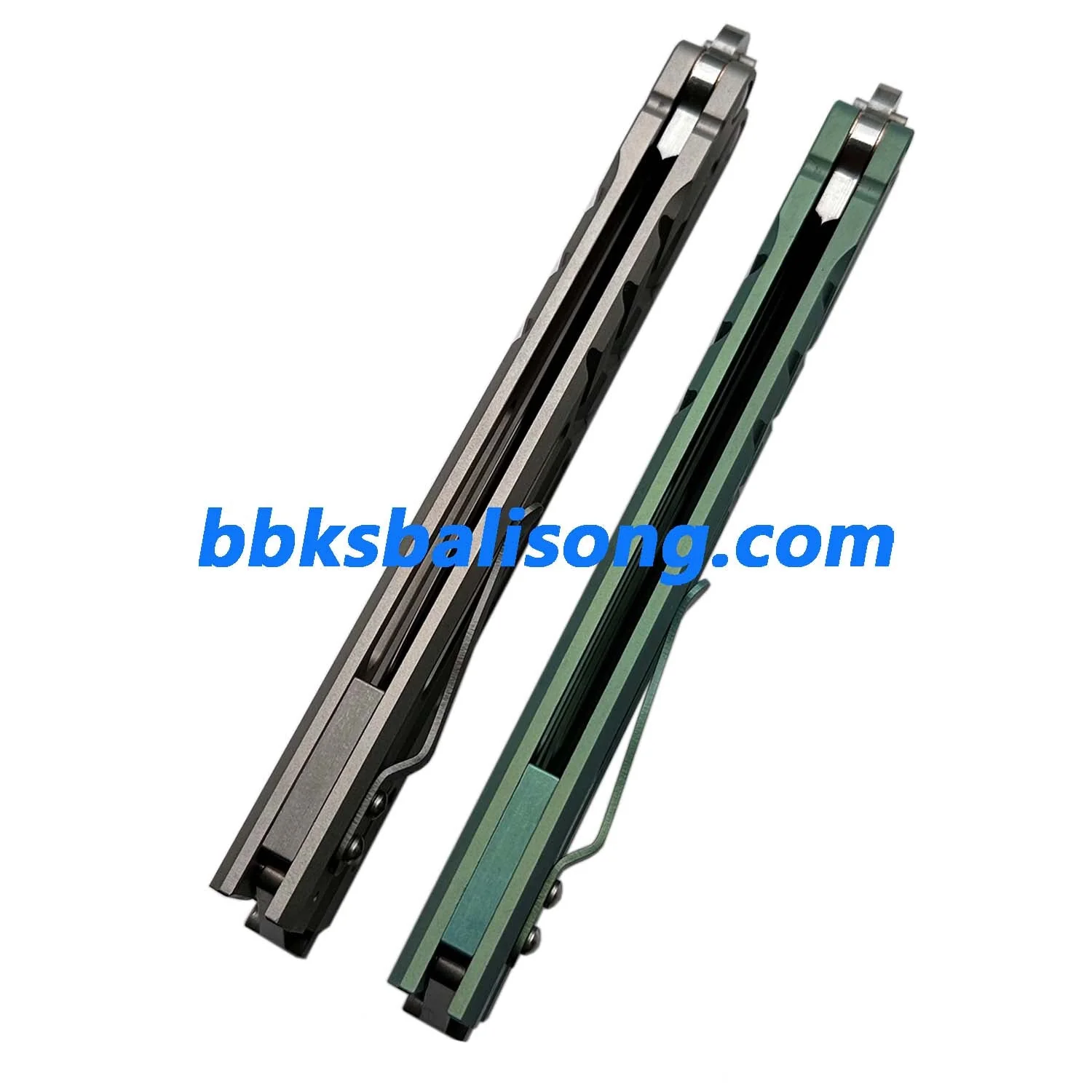 Theone Sandwich AB (Alpha Beast) Balisong Clone Titanium Handle - Image 17