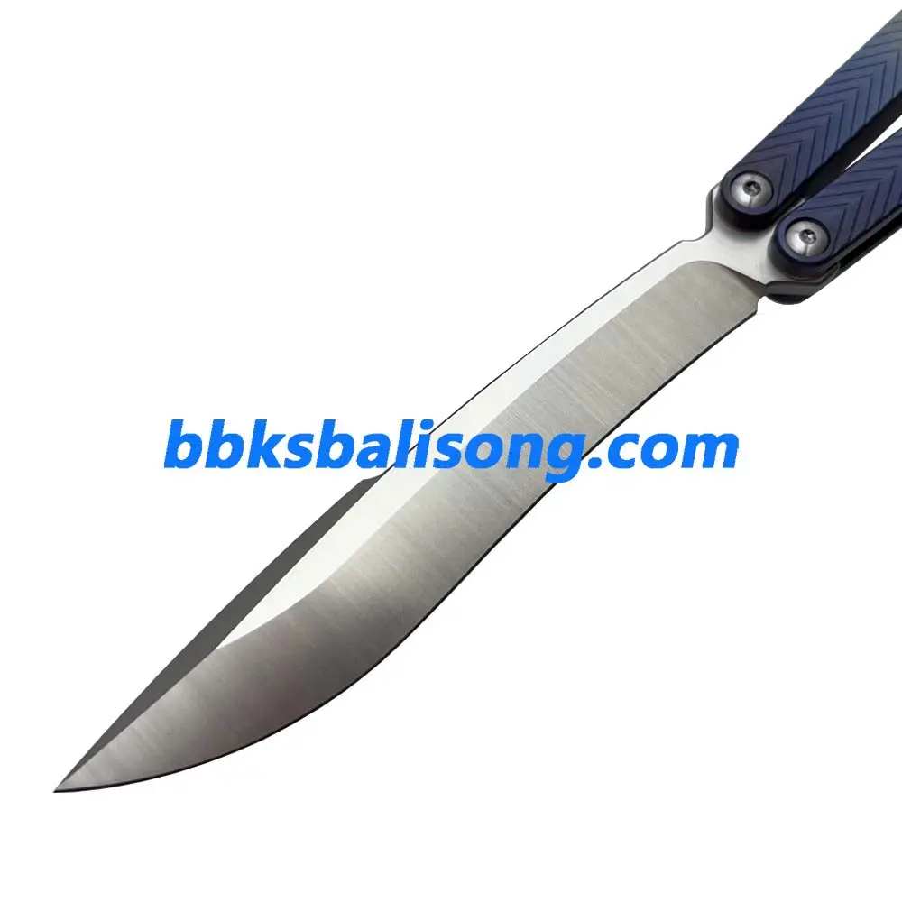 Theone Serif Balisong Clone Titanium Handle - Image 10