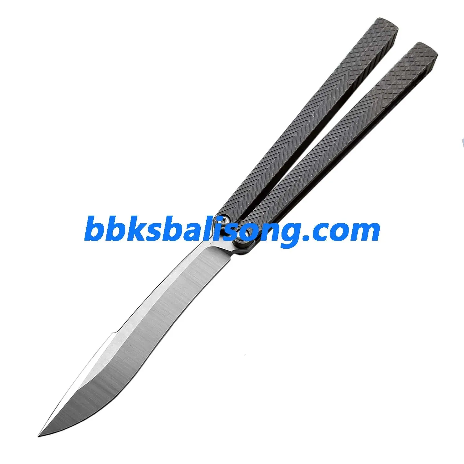 Theone Serif Balisong Clone Titanium Handle - Image 16