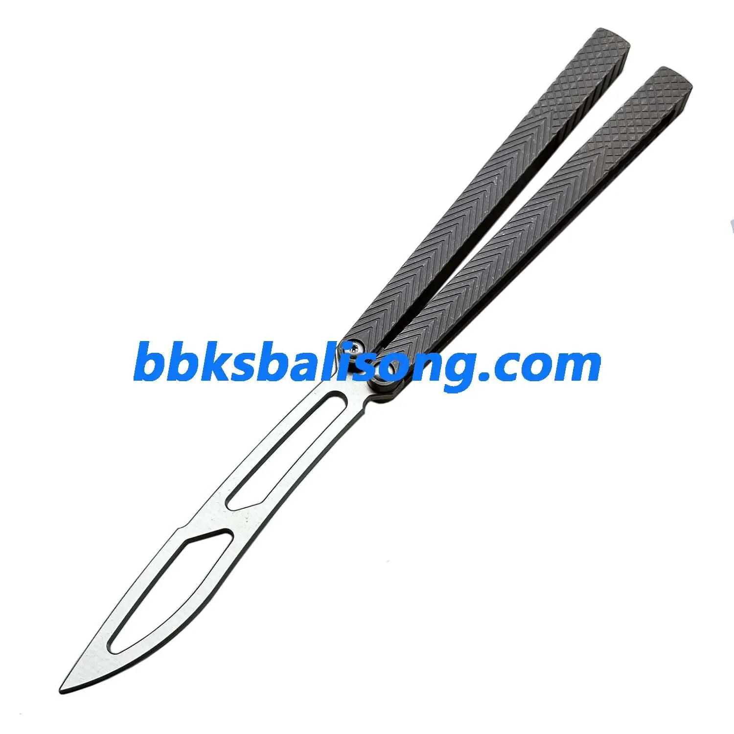 Theone Serif Balisong Clone Titanium Handle - Image 17