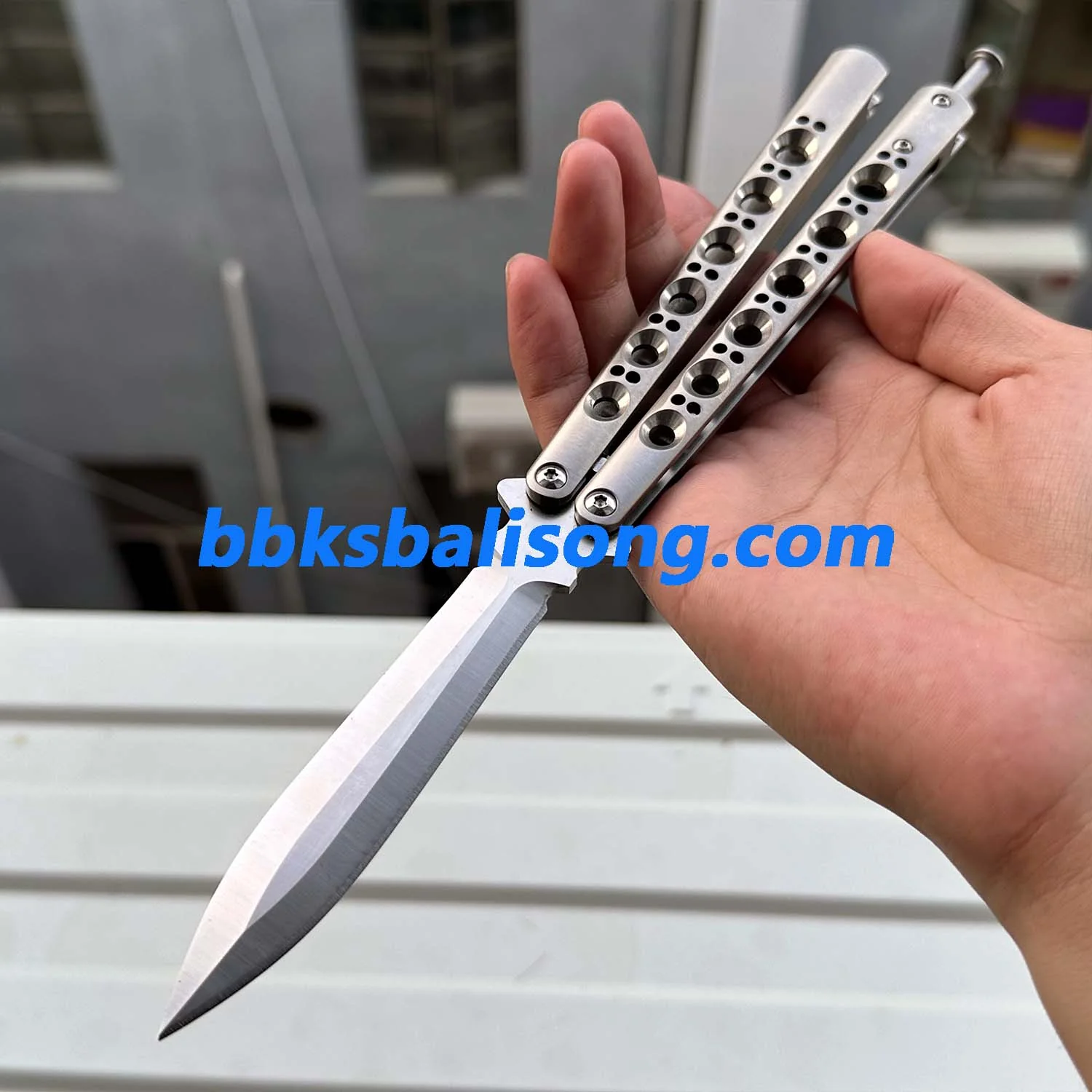 Theone Ti BM42/BM43/BM46/BM47 Balisong Clone Titanium Handle - Image 14