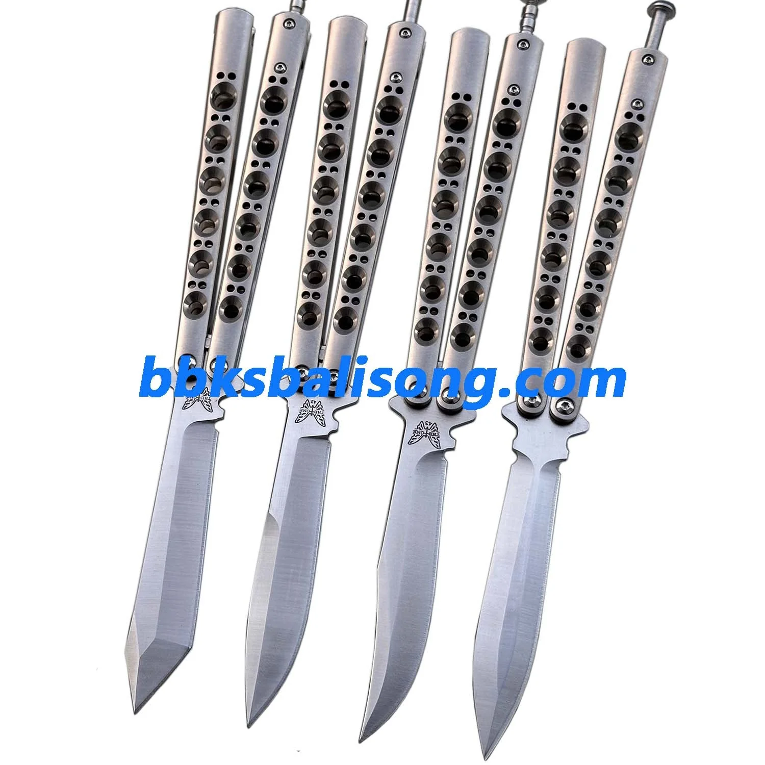 Theone Ti BM42/BM43/BM46/BM47 Balisong Clone Titanium Handle - Image 15