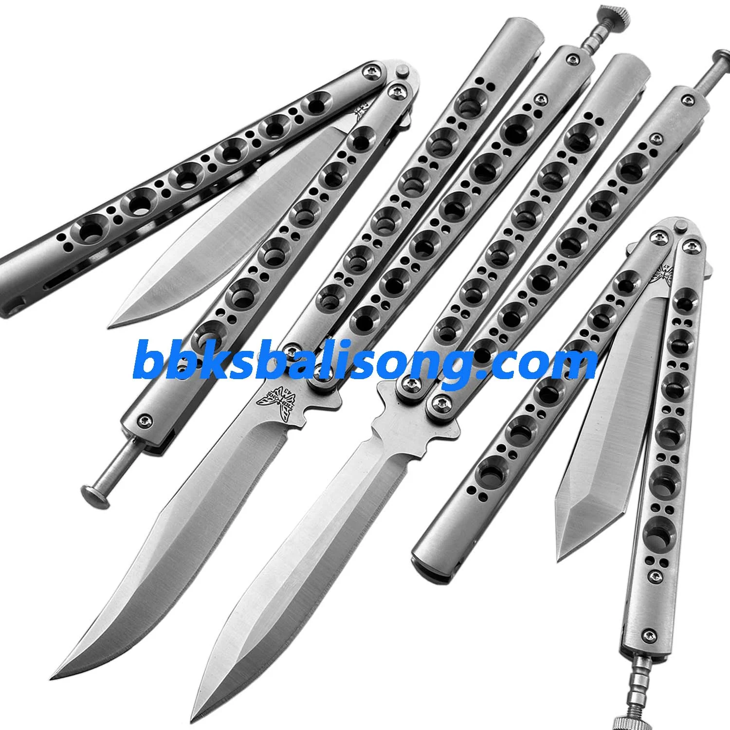 Theone Ti BM42/BM43/BM46/BM47 Balisong Clone Titanium Handle - Image 2