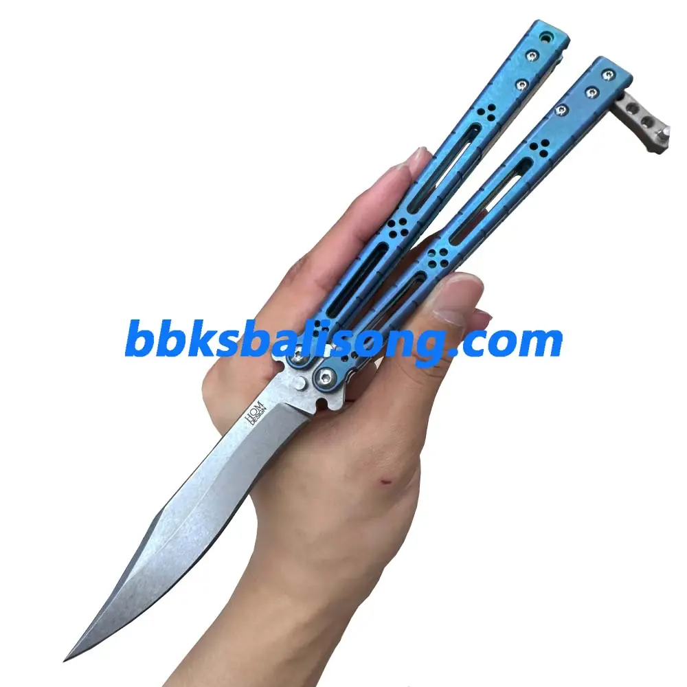 Theone Titanium HOM Basilisk Balisong Clone - Image 11