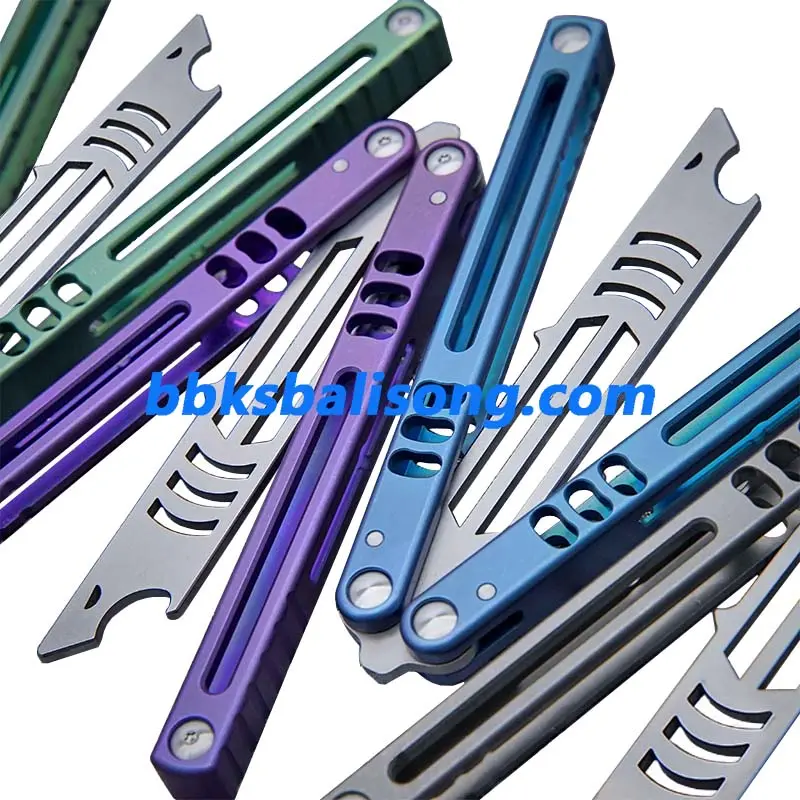 Theone Titanium Madko (Mad Mako) Balisong Trainer Clone - Image 3
