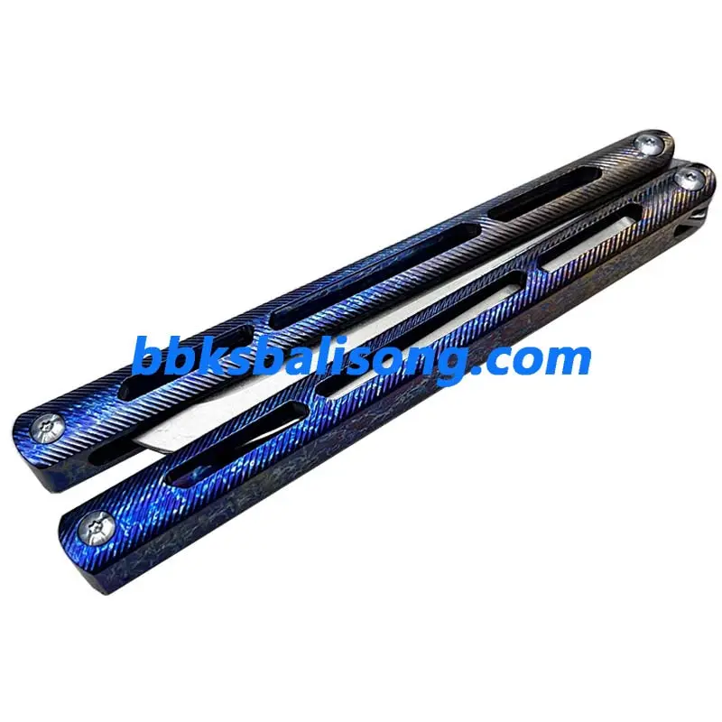 Theone Tsunami Balisong Clone Titanium Channel Handle - Image 10