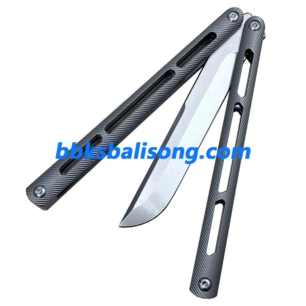 Theone Tsunami Balisong Clone Titanium Channel Handle - Image 12