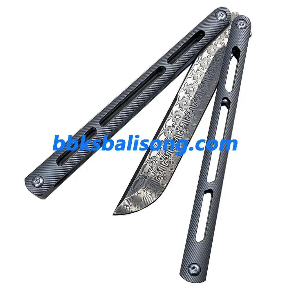 Theone Tsunami Balisong Clone Titanium Channel Handle - Image 13