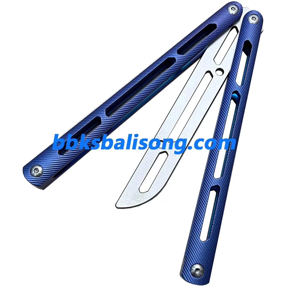 Theone Tsunami Balisong Clone Titanium Channel Handle - Image 14