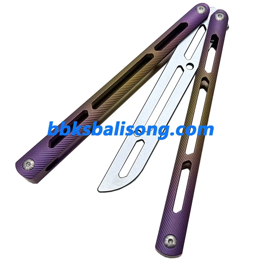 Theone Tsunami Balisong Clone Titanium Channel Handle - Image 20