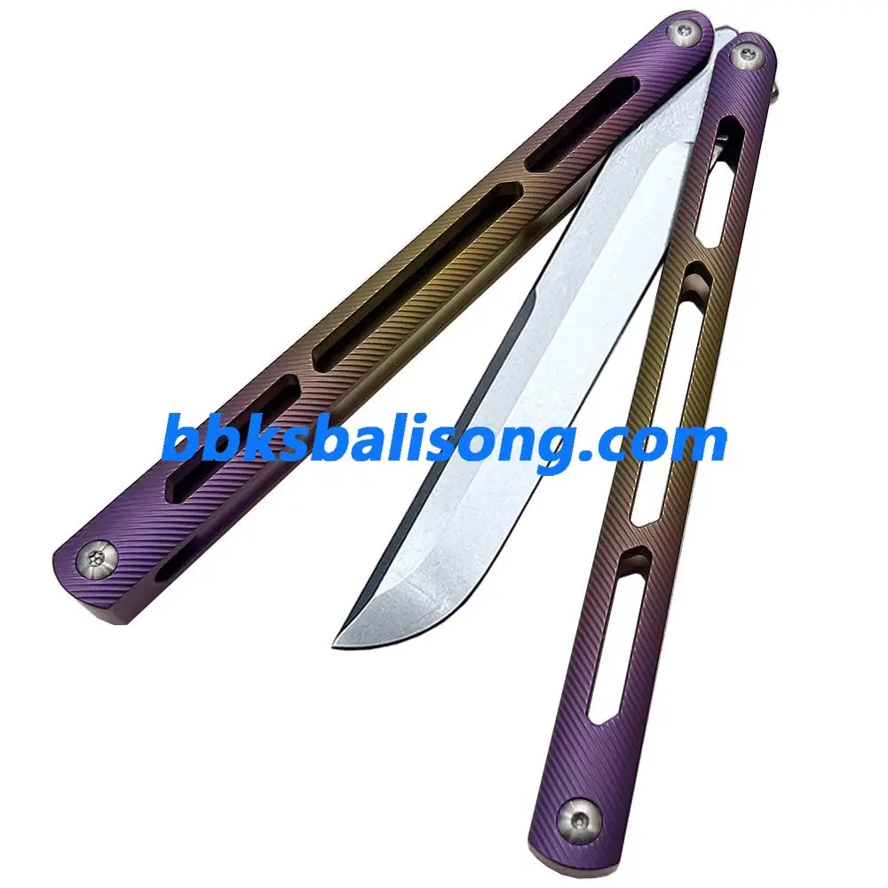 Theone Tsunami Balisong Clone Titanium Channel Handle - Image 21