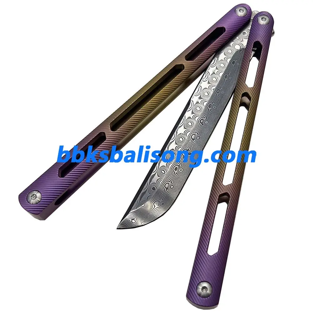 Theone Tsunami Balisong Clone Titanium Channel Handle - Image 22