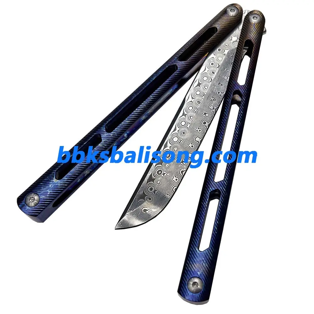 Theone Tsunami Balisong Clone Titanium Channel Handle - Image 25