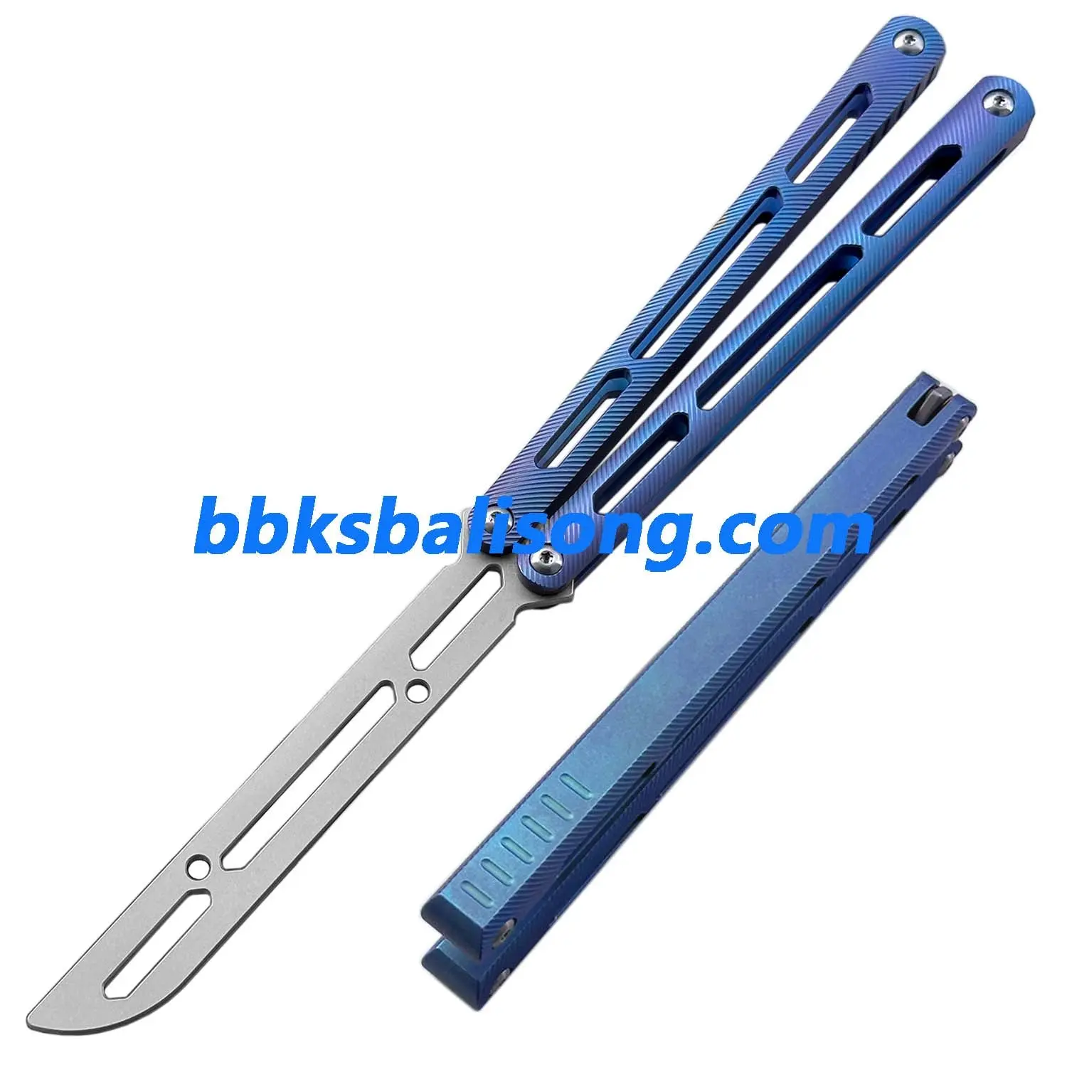 Theone Tsunami Balisong Clone Titanium Channel Handle - Image 32