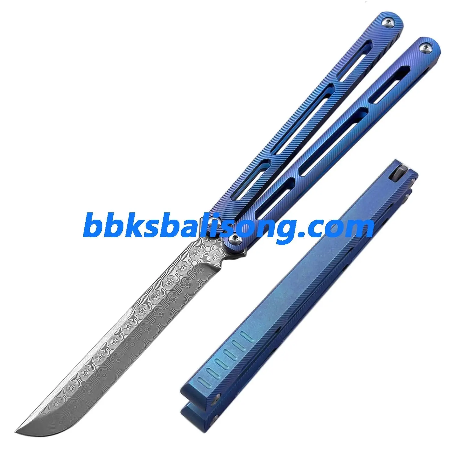 Theone Tsunami Balisong Clone Titanium Channel Handle - Image 34