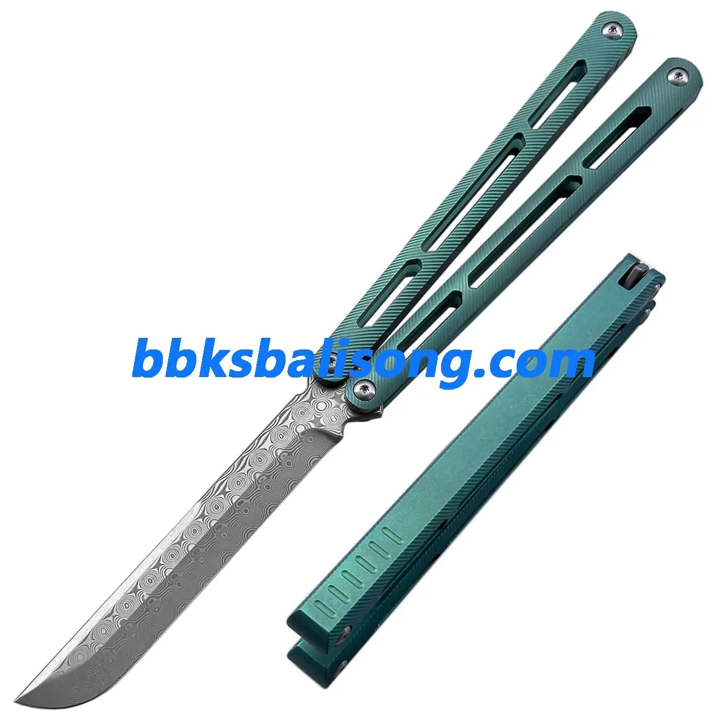 Theone Tsunami Balisong Clone Titanium Channel Handle - Image 37