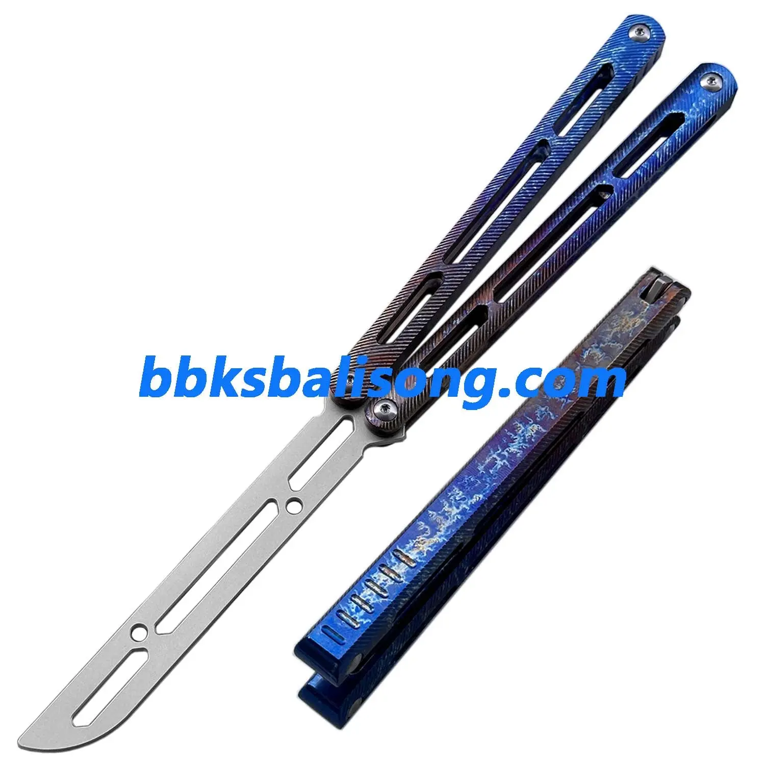 Theone Tsunami Balisong Clone Titanium Channel Handle - Image 41