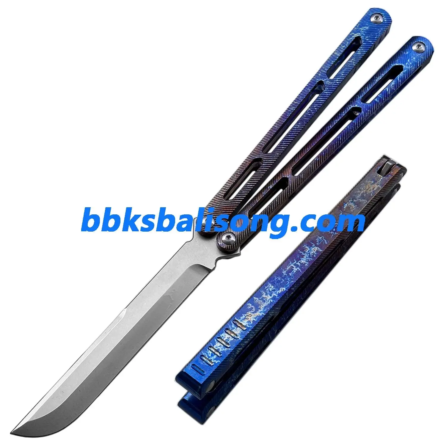 Theone Tsunami Balisong Clone Titanium Channel Handle - Image 42