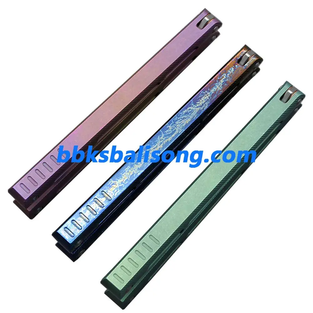 Theone Tsunami Balisong Clone Titanium Channel Handle - Image 9