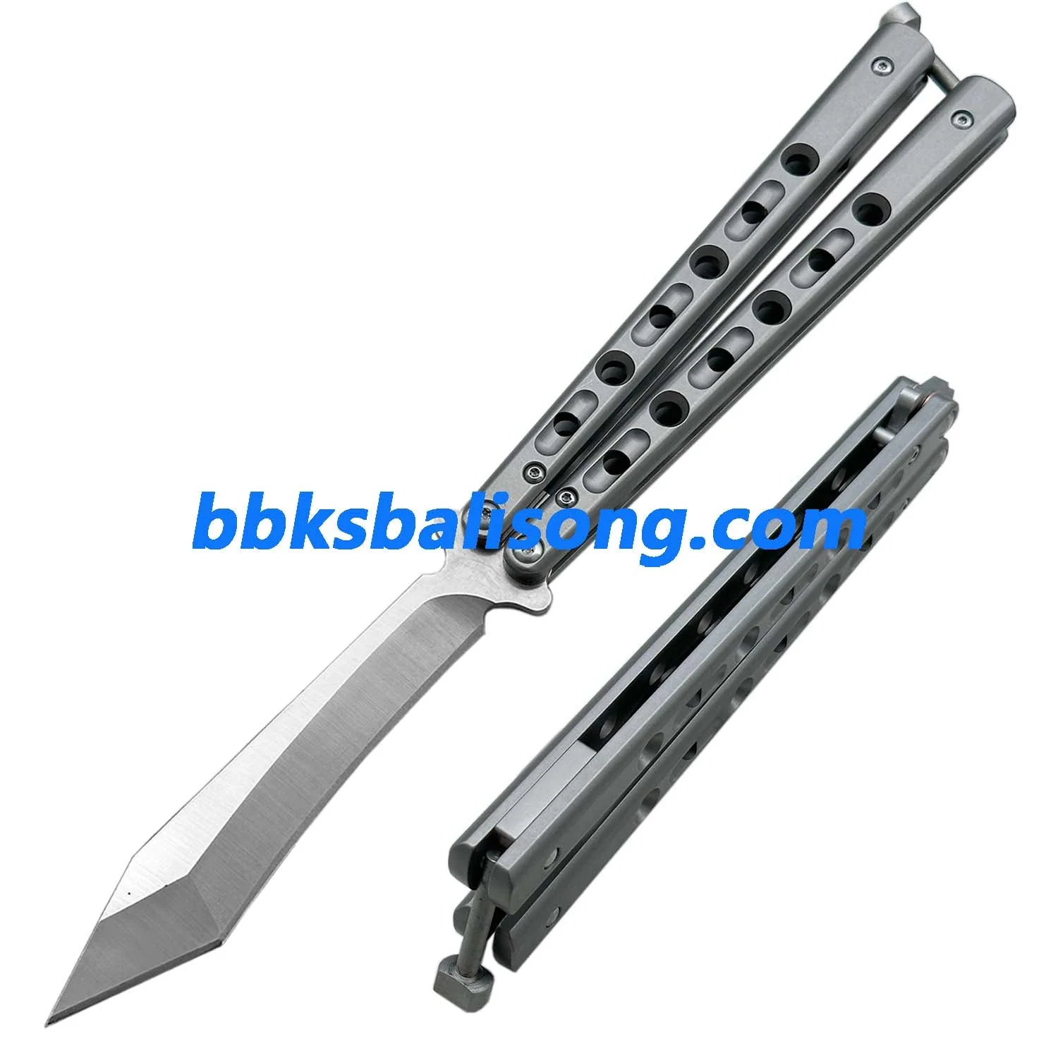 Theone Benchmade BM67 Balisong Clone Titanium Handle - Image 10