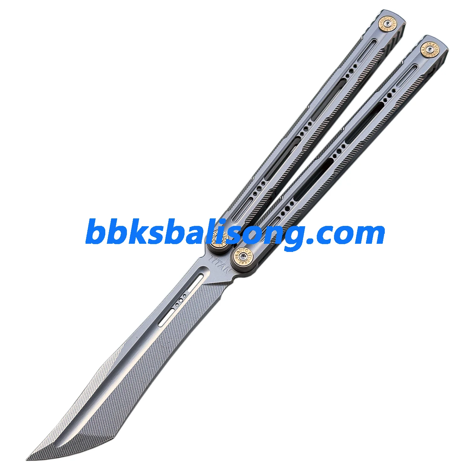 Titan Oceanus Original Balisong TC21 Titanium Handle S35VN Blade - Image 6