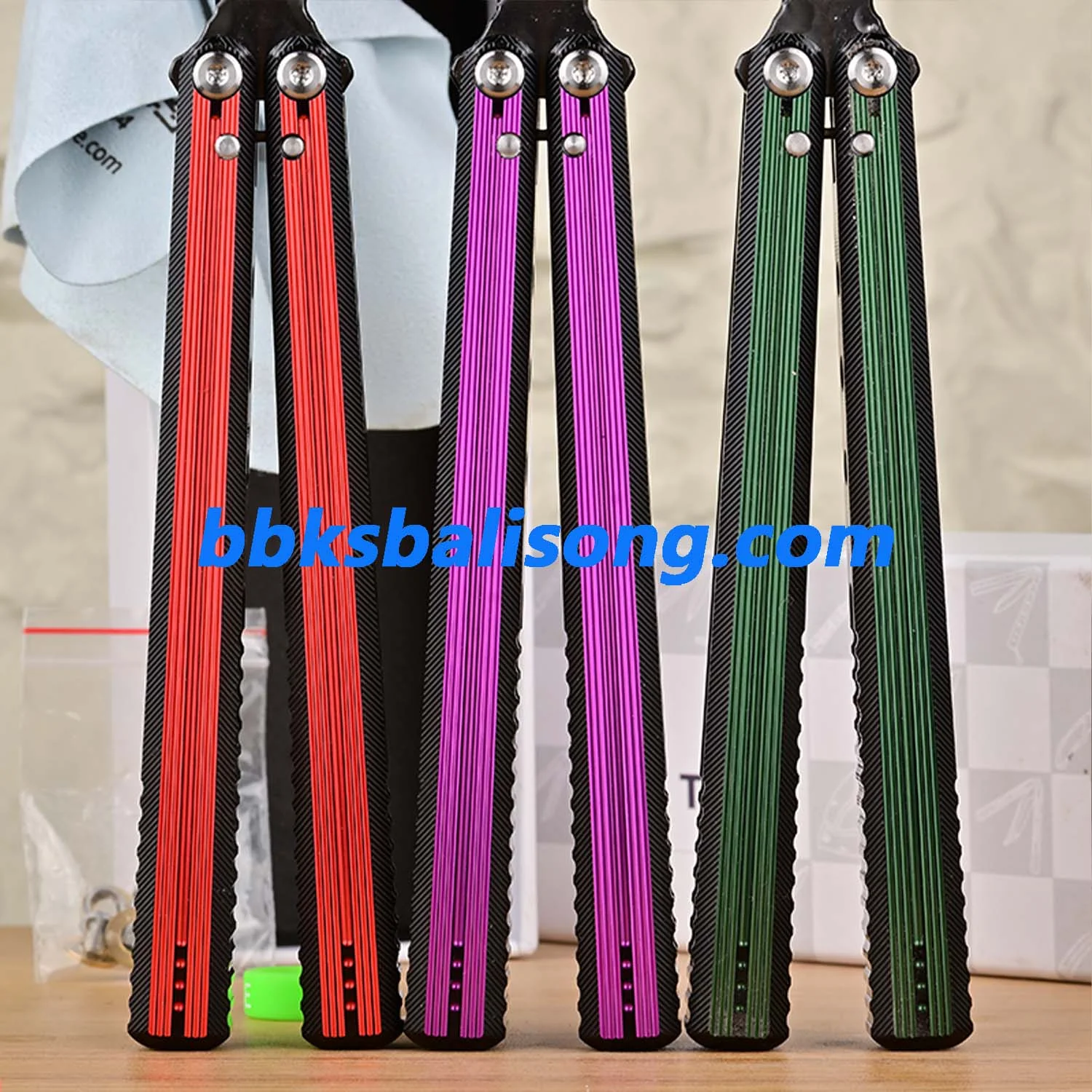 Titus Corvus Balisong Clone 7075 Aluminum Bushings System - Image 6