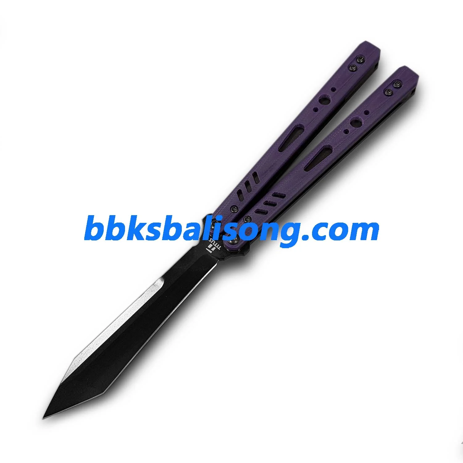 Titus Customize Replicant Balisong Clone G10+Titanium Handle - Image 12