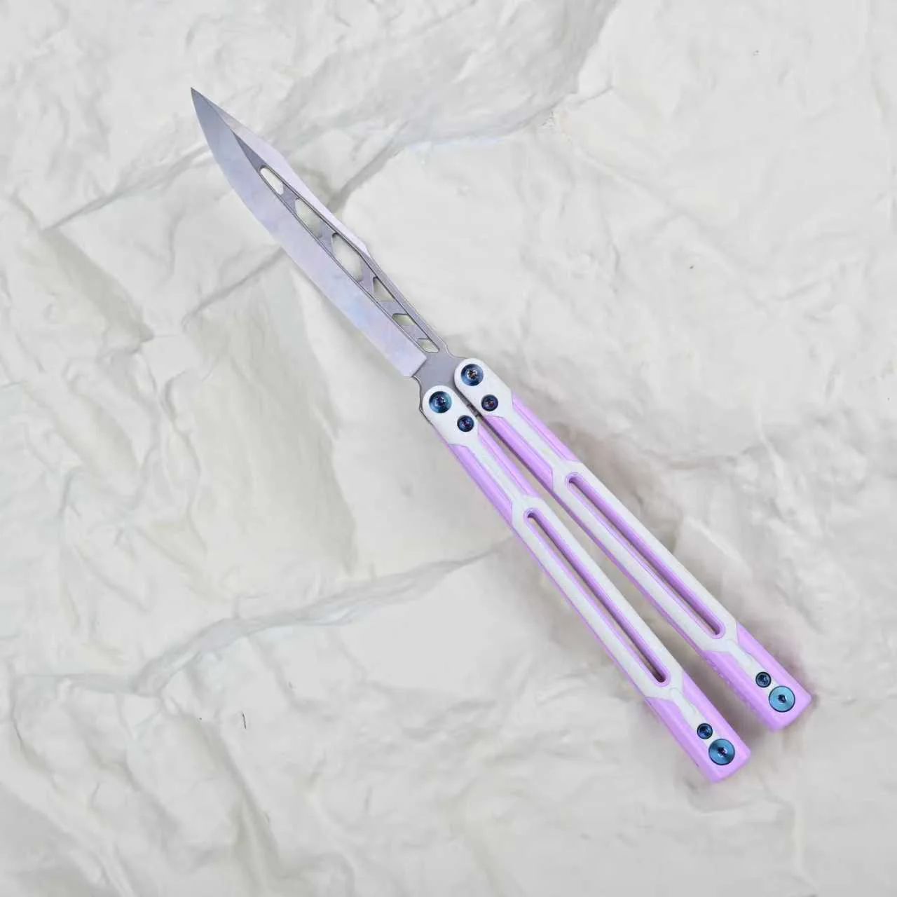 Titus Cygnus Balisong Clone G10+7075 Aluminum - Image 27