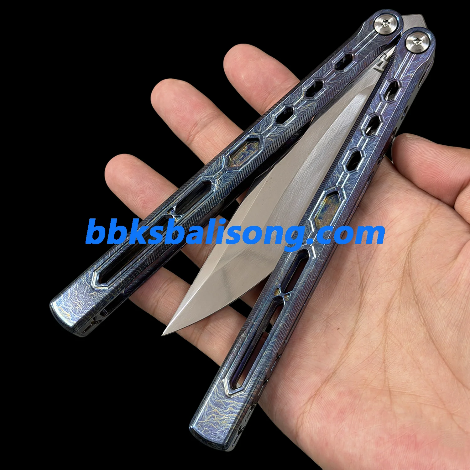 Titus Echo Original Balisong Titanium Handle - Image 12