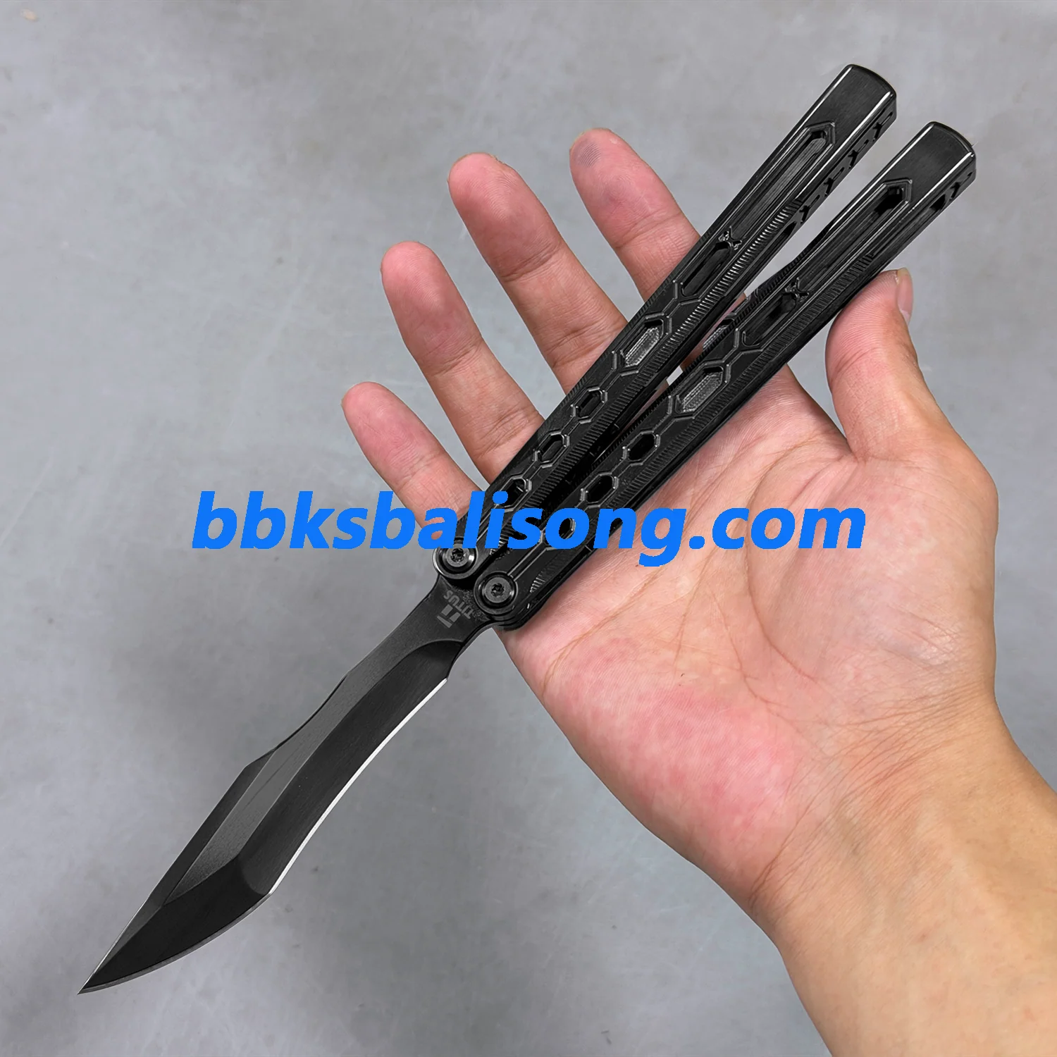 Titus Echo Original Balisong Titanium Handle - Image 4