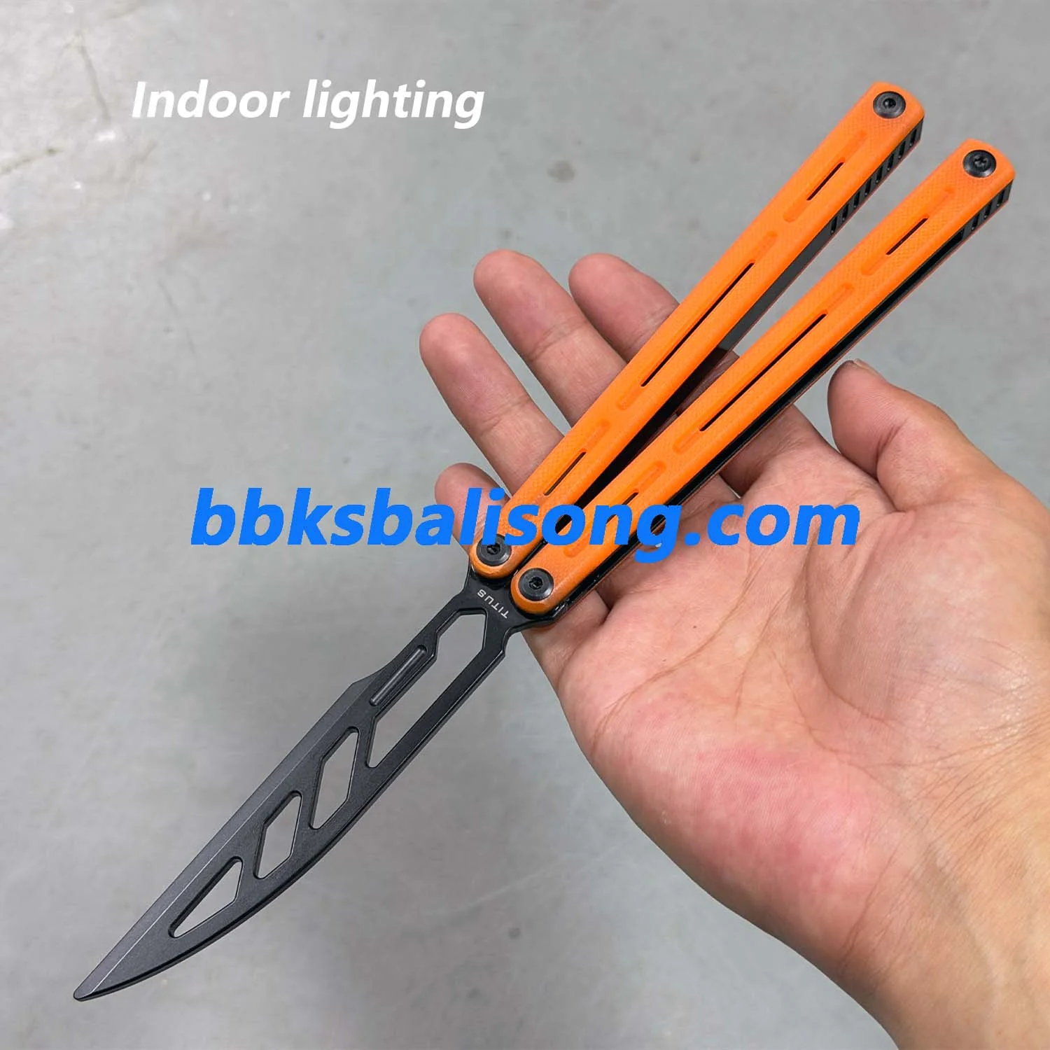 Titus Egrets Original Balisong G10+7075 Aluminum Handle Trainer - Image 13