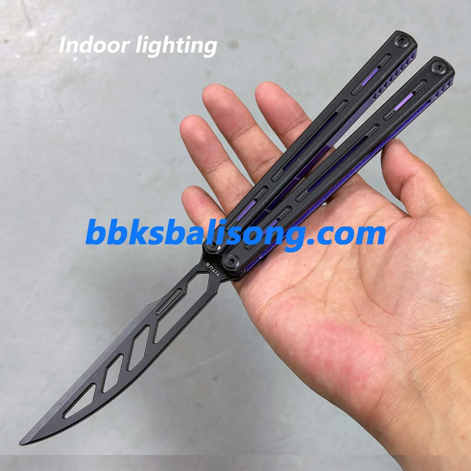 Titus Egrets Original Balisong G10+7075 Aluminum Handle Trainer - Image 14