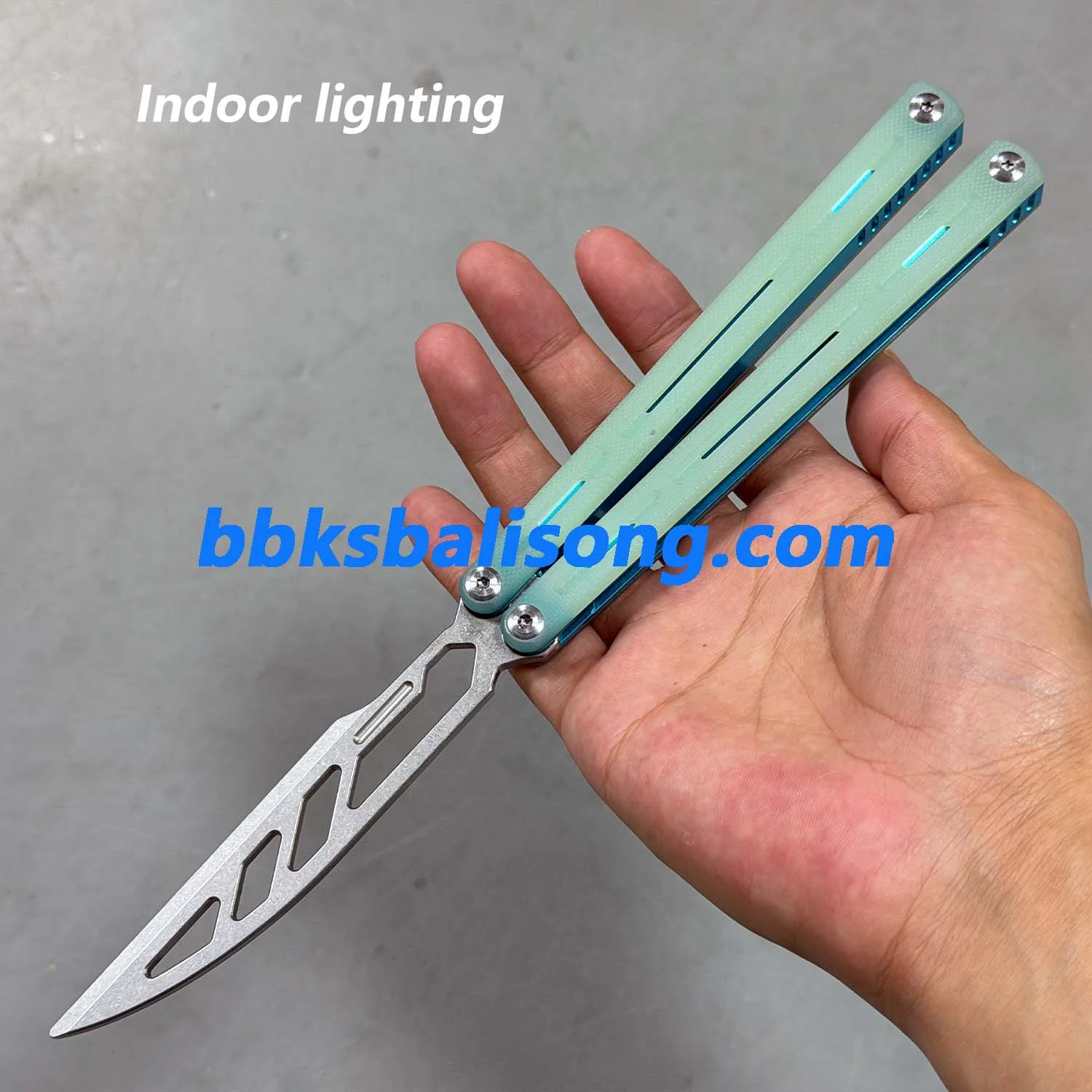 Titus Egrets Original Balisong G10+7075 Aluminum Handle Trainer - Image 15