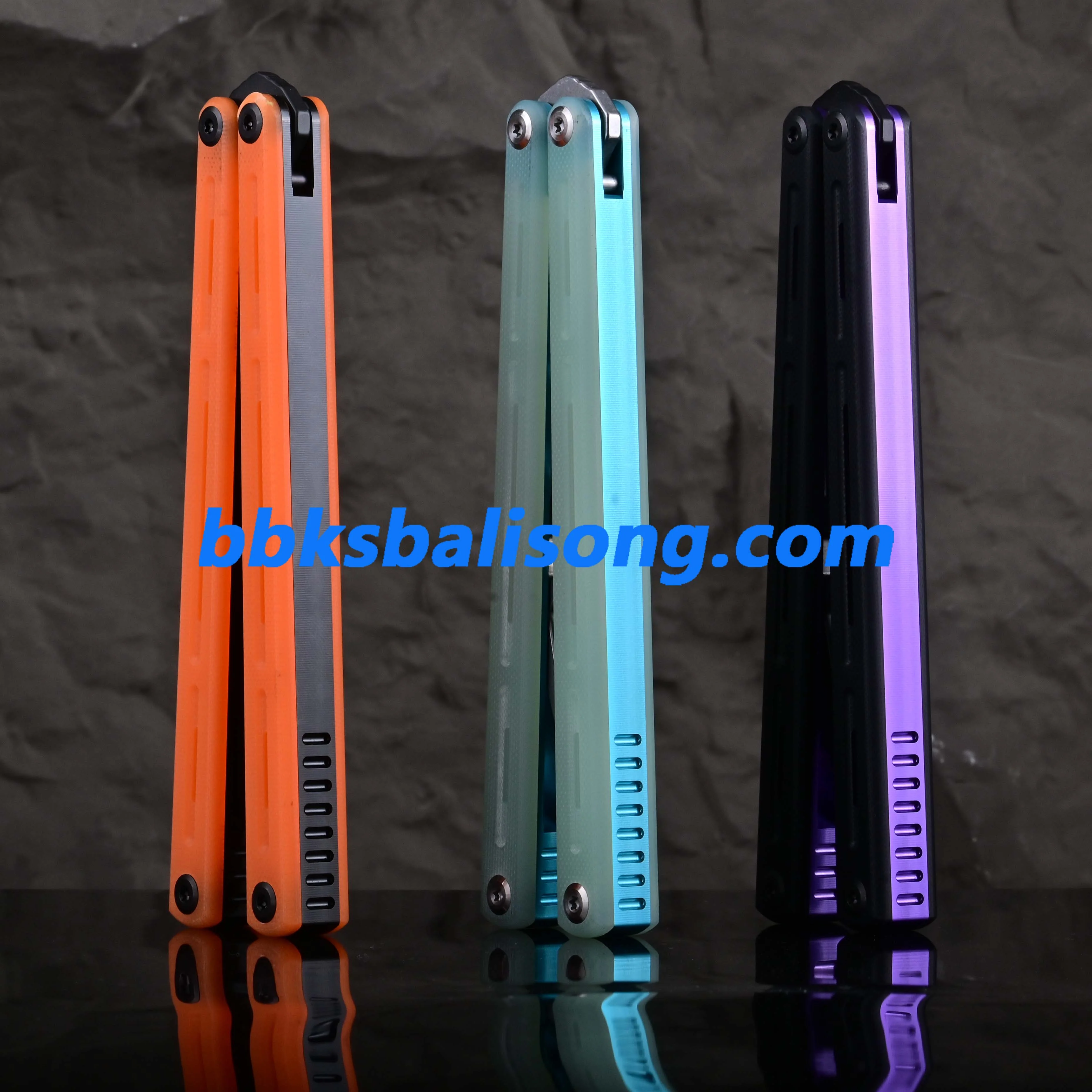 Titus Egrets Original Balisong G10+7075 Aluminum Handle Trainer - Image 22