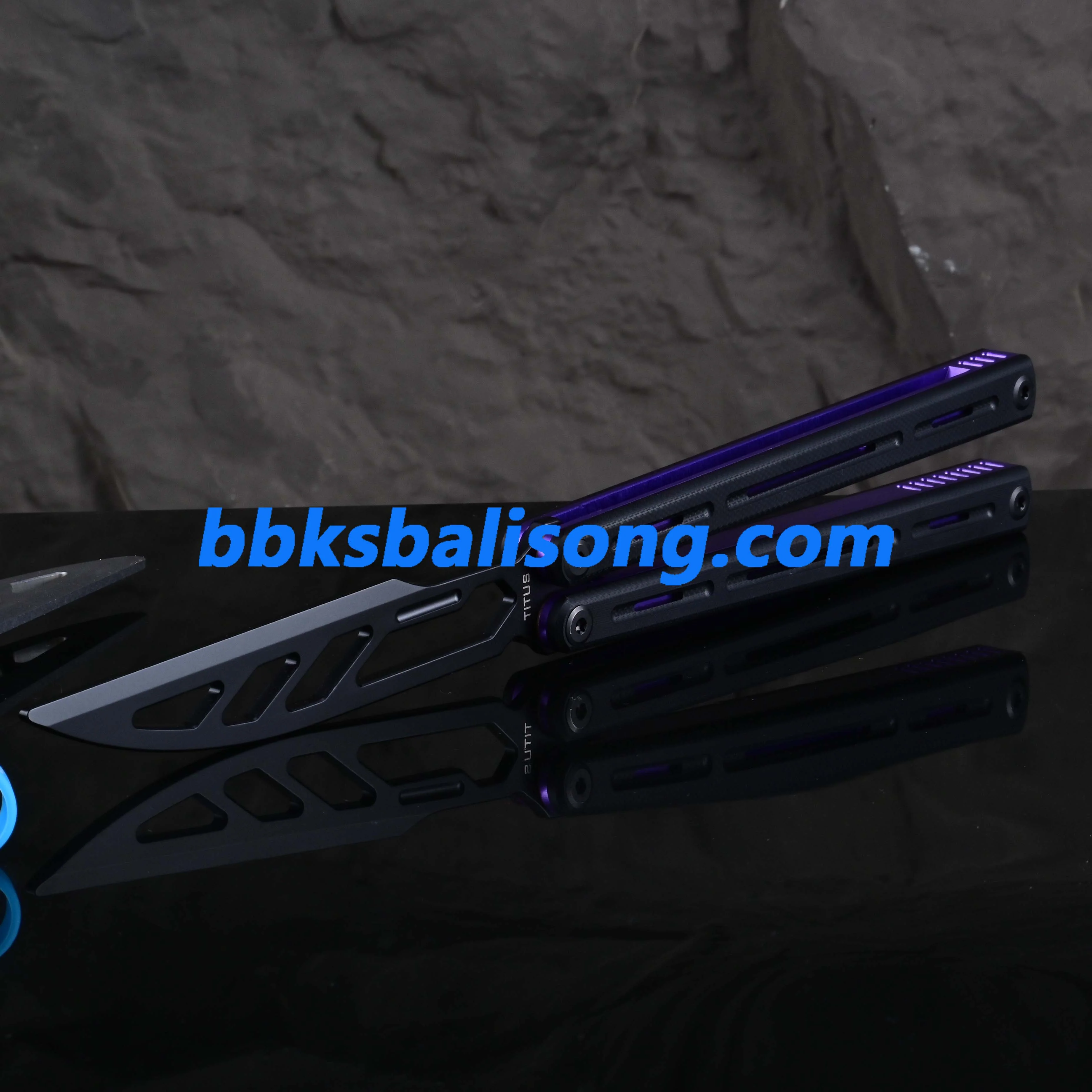 Titus Egrets Original Balisong G10+7075 Aluminum Handle Trainer - Image 23